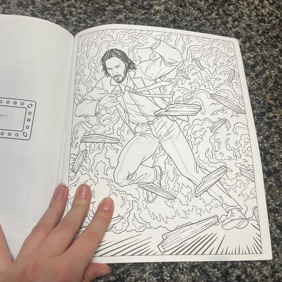 Keanu Reeves Coloring Book - Picture 3 of 5